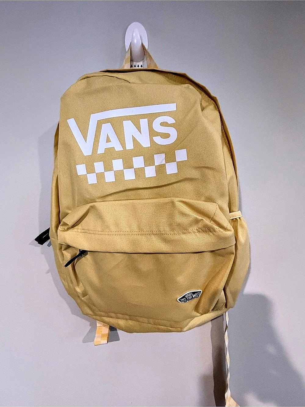 Vans Old Skool Checkerboard Backpack Yellow